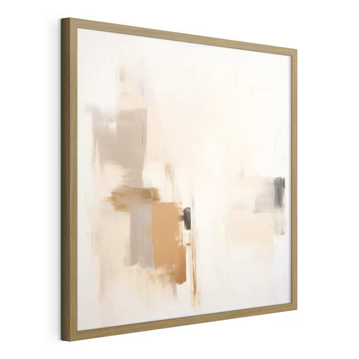 Poster Abstraction aux formes floues dans des tons apaisants f46655