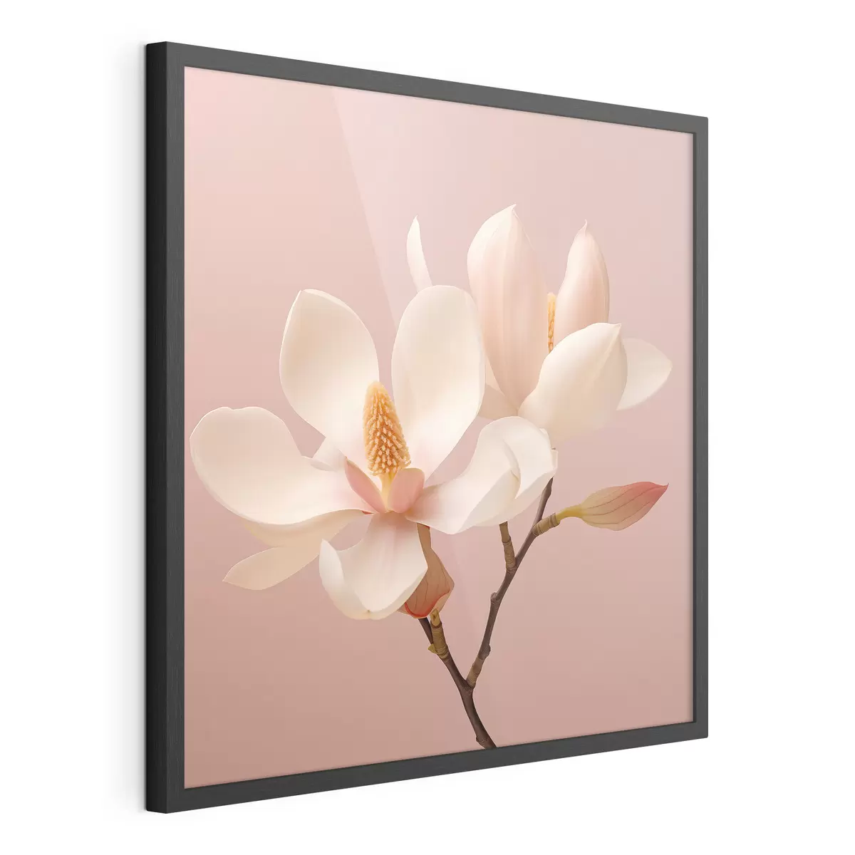 Poster Pétales de fleurs délicats dans une palette pastel f46666