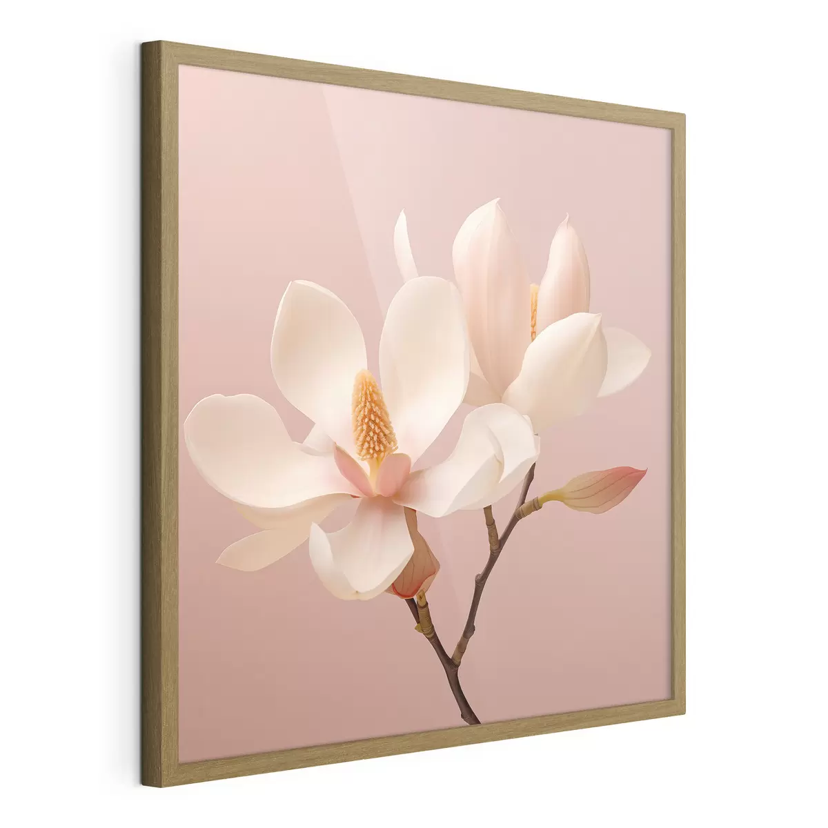 Poster Pétales de fleurs délicats dans une palette pastel f46666