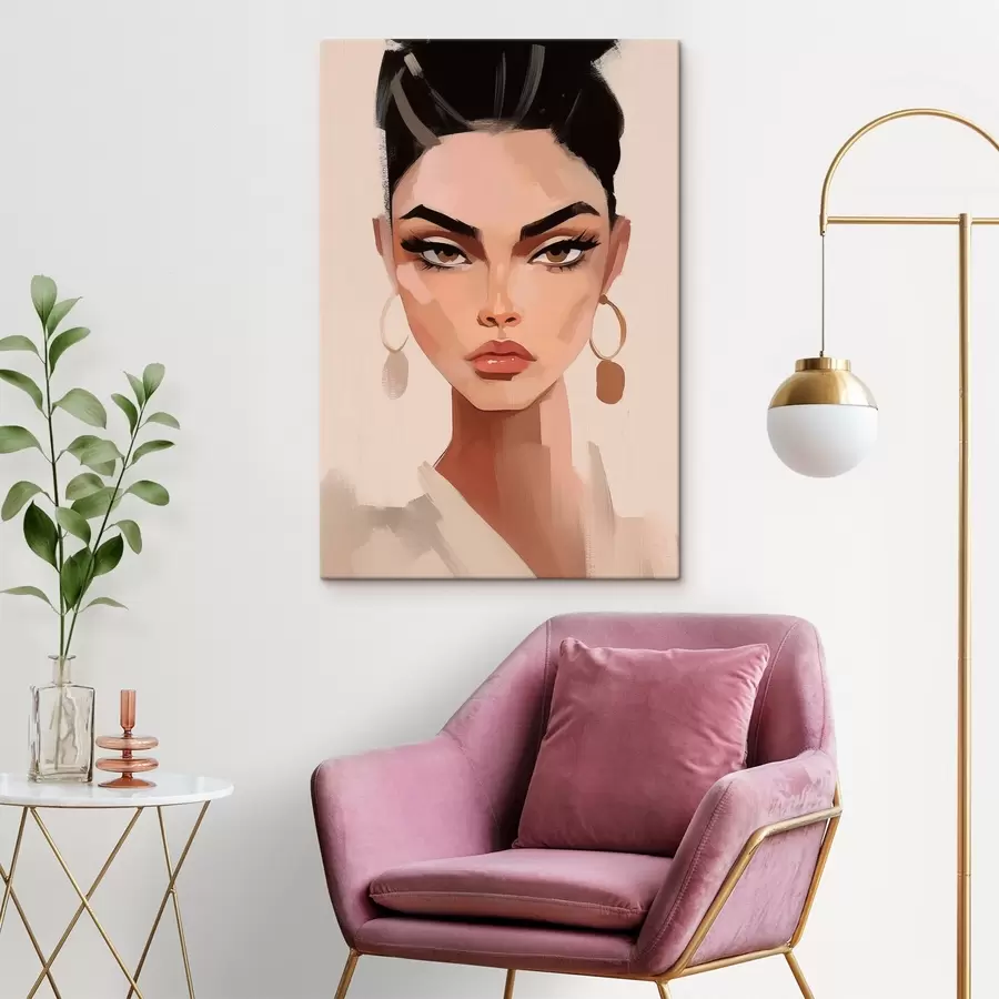 Tableau Portrait d'une jeune fille s46805