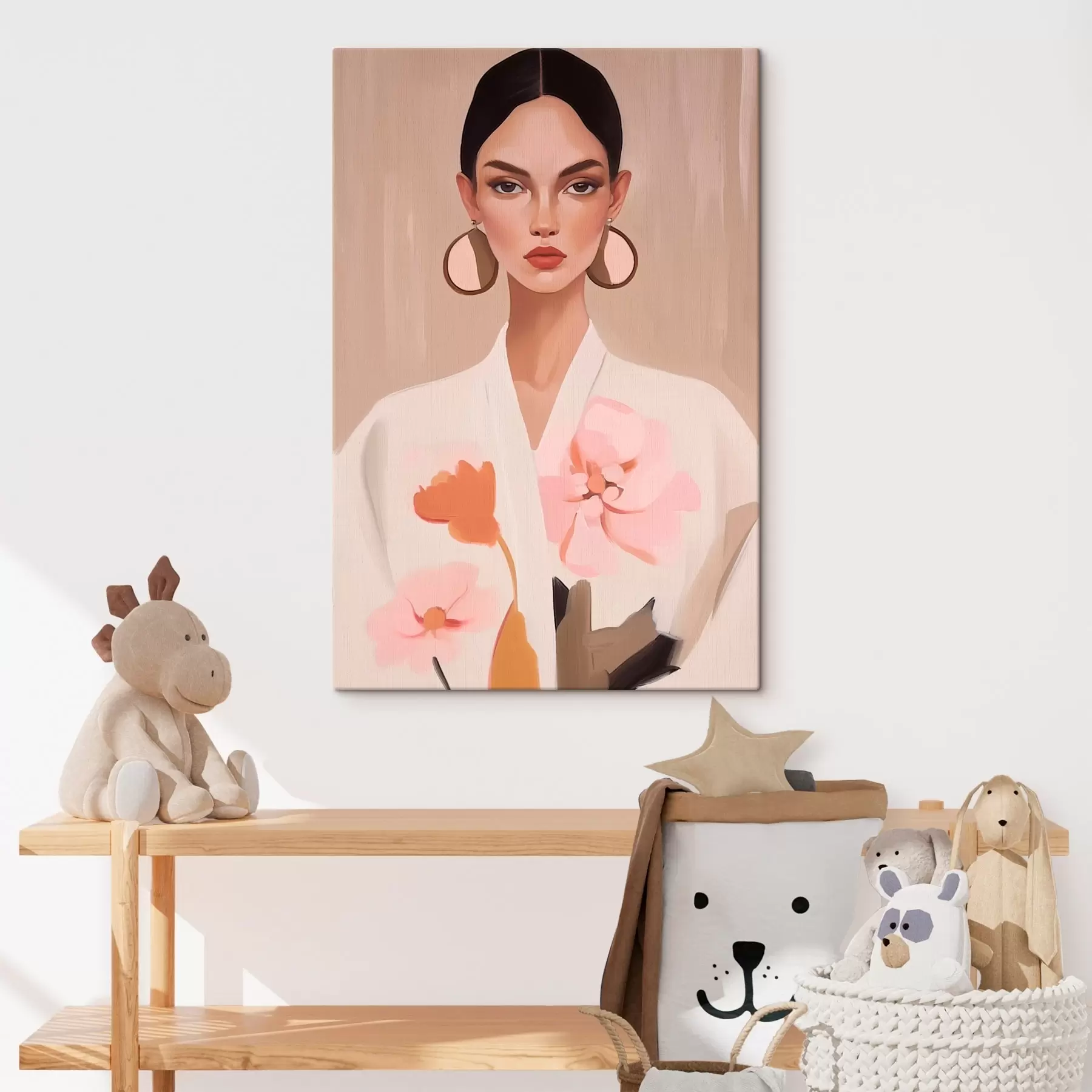 Tableau Portrait d'une jeune fille s46815