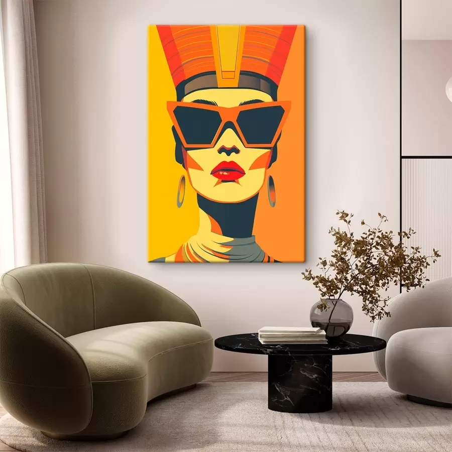Tableau Portrait pop art s46819