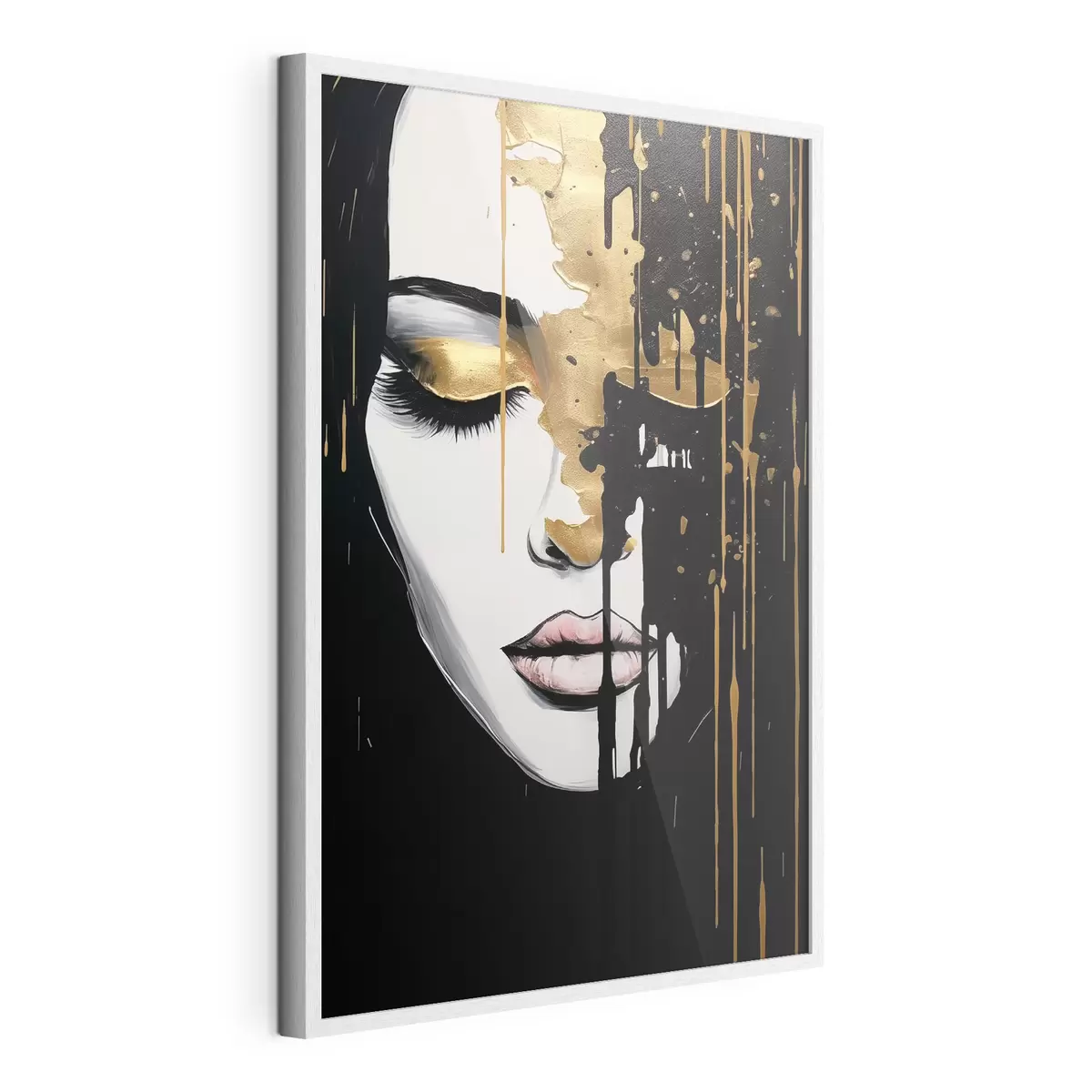 Poster Portrait abstrait d'une jeune fille f46803