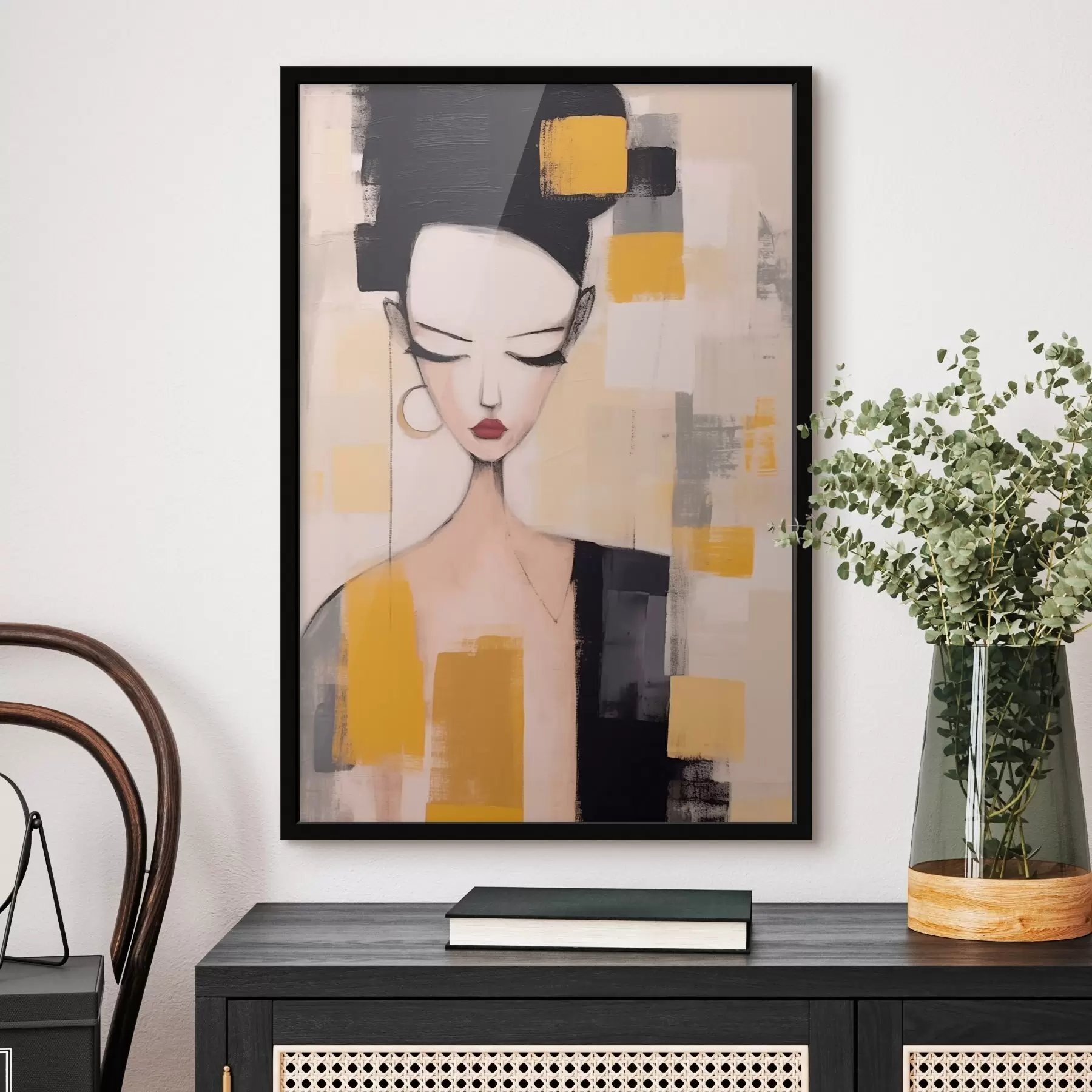 Papier peint Portrait cubiste f46806