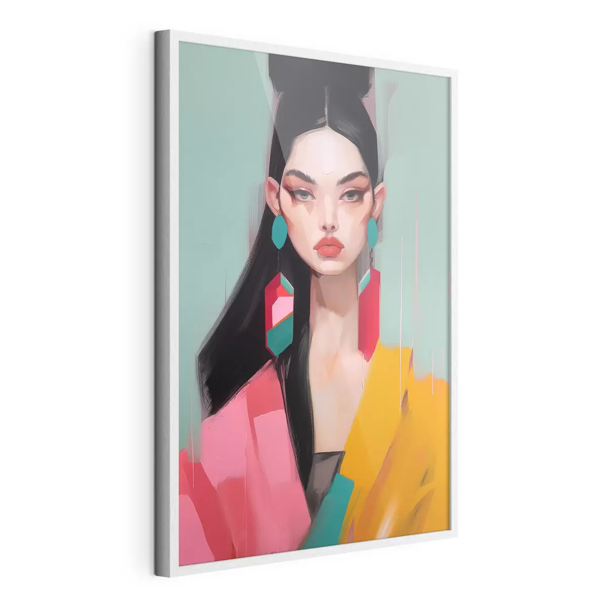 Poster Portrait abstrait de mode f46808
