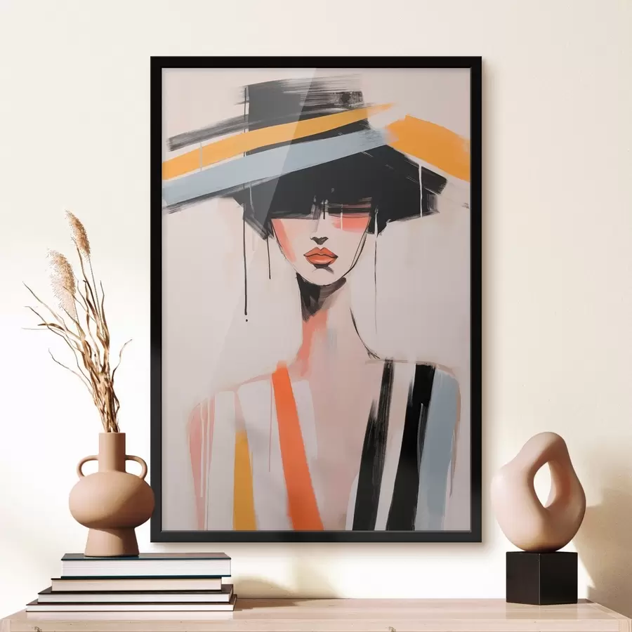 Papier peint Portrait cubiste f46809