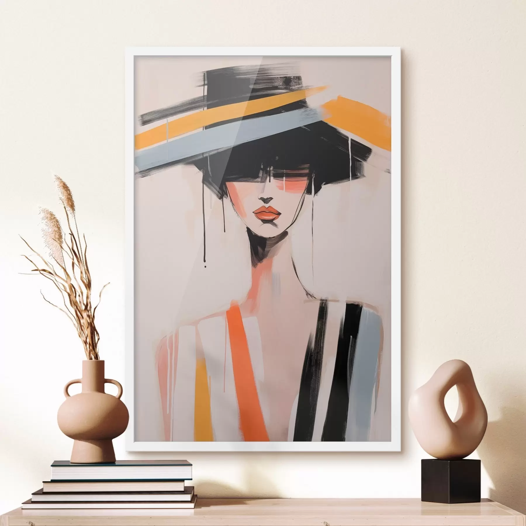 Papier peint Portrait cubiste f46809