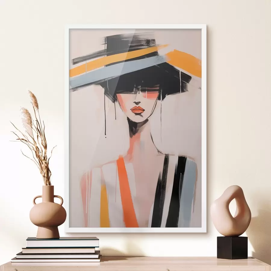 Papier peint Portrait cubiste f46809