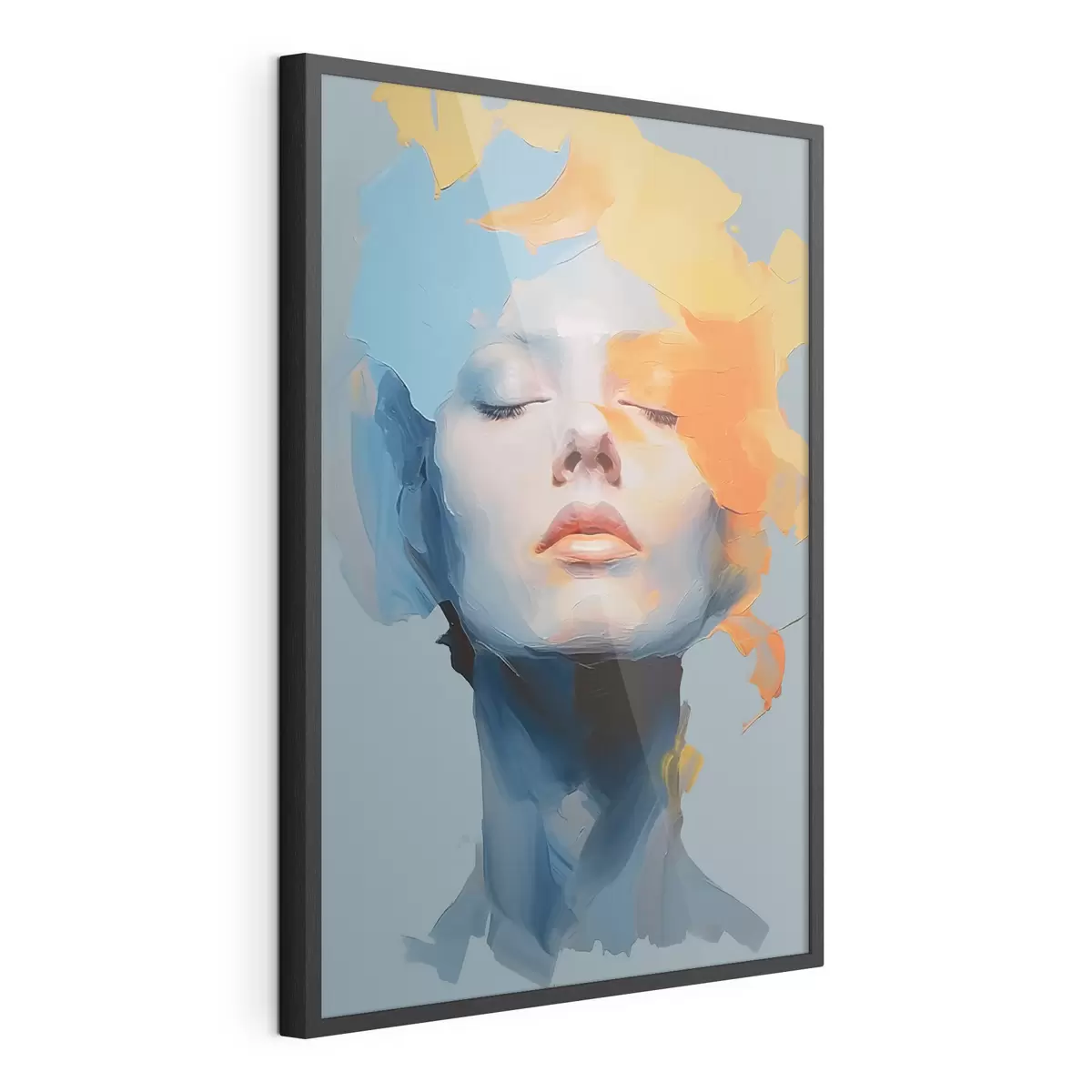 Poster Fille en peinture f46810