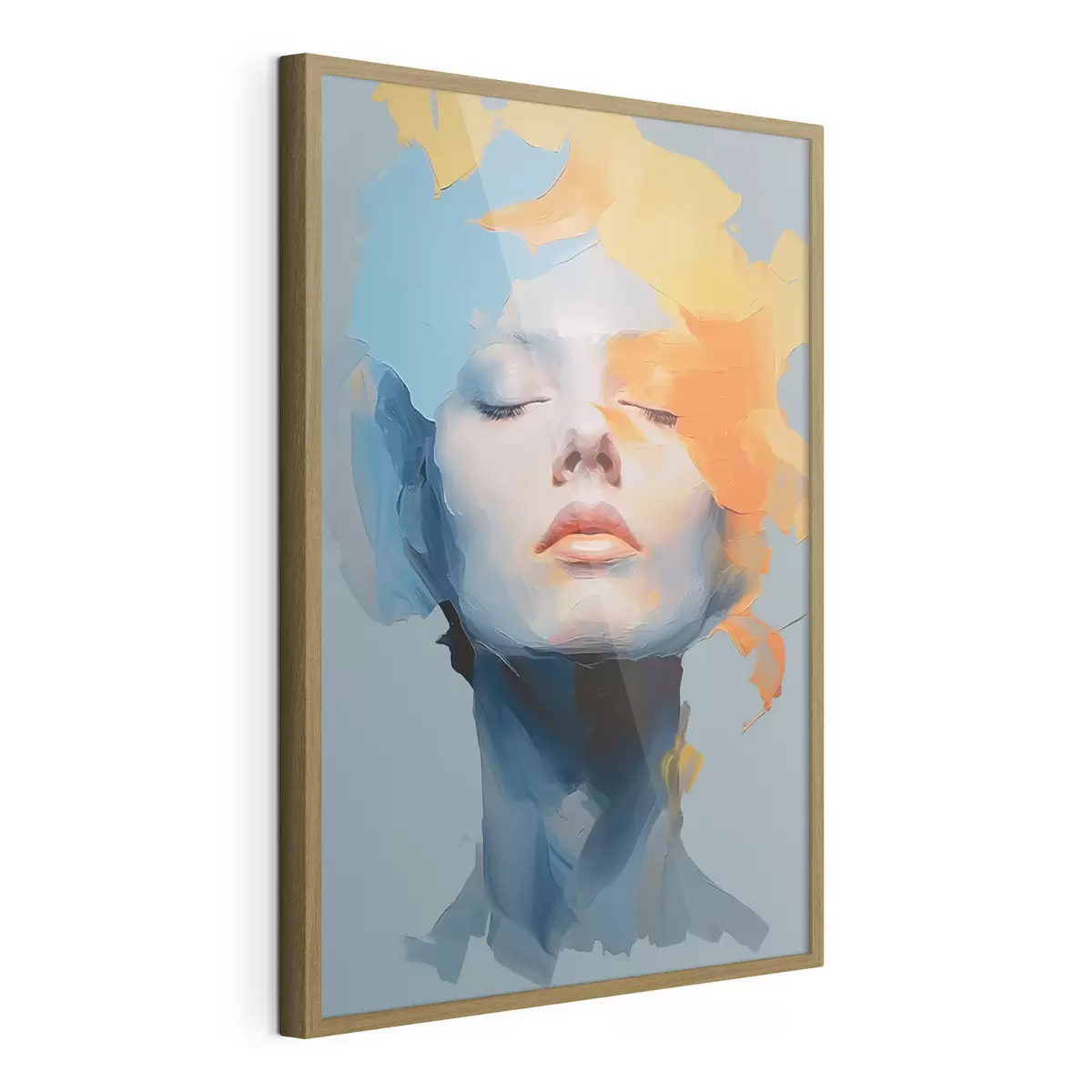 Poster Fille en peinture f46810