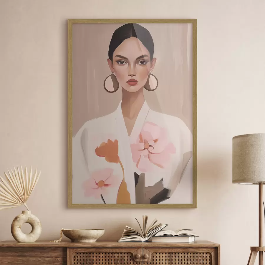Papier peint Portrait d'une jeune fille f46815