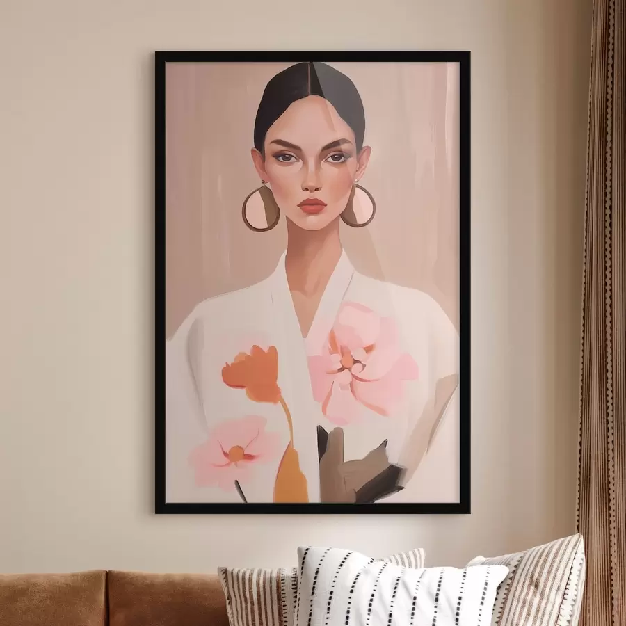 Papier peint Portrait d'une jeune fille f46815