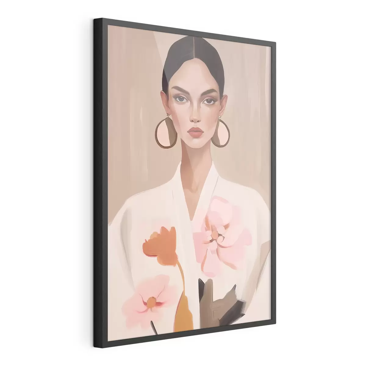 Poster Portrait d'une jeune fille f46815