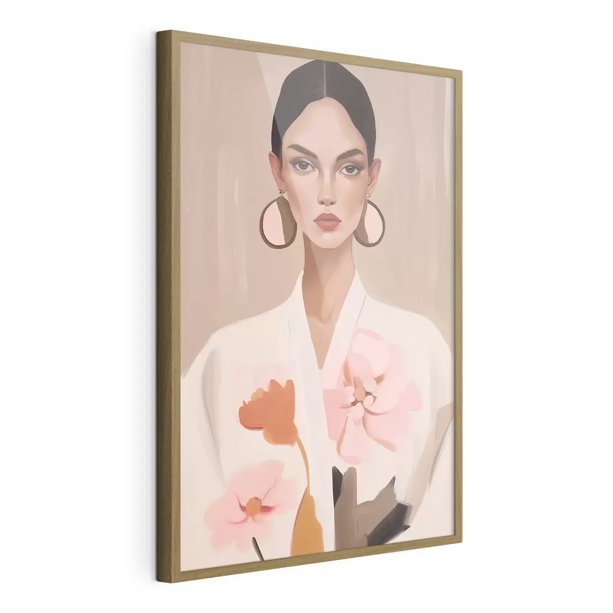 Poster Portrait d'une jeune fille f46815