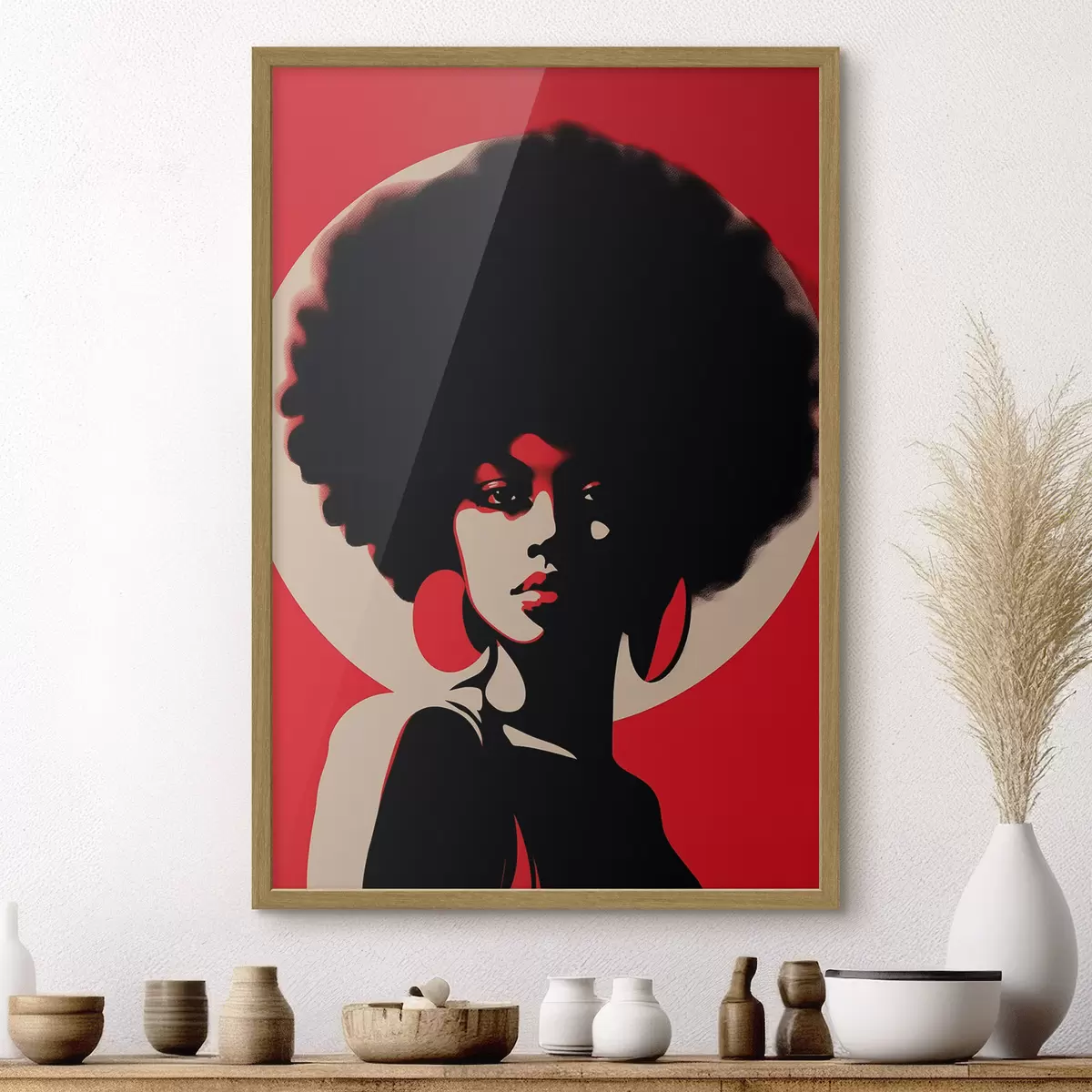 Poster Style afro f46818