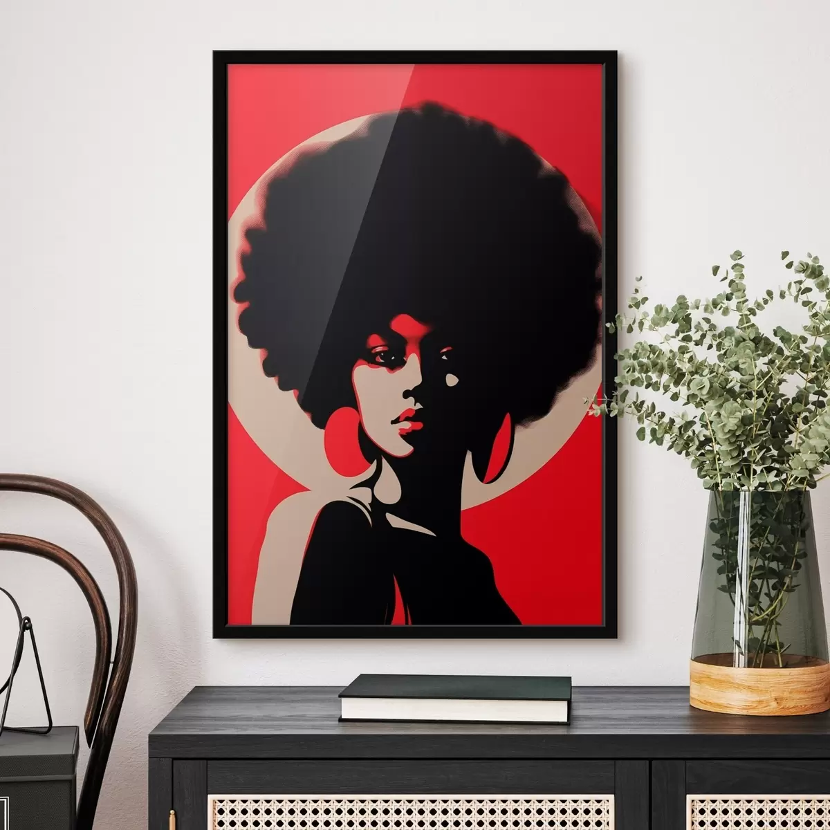 Poster Style afro f46818