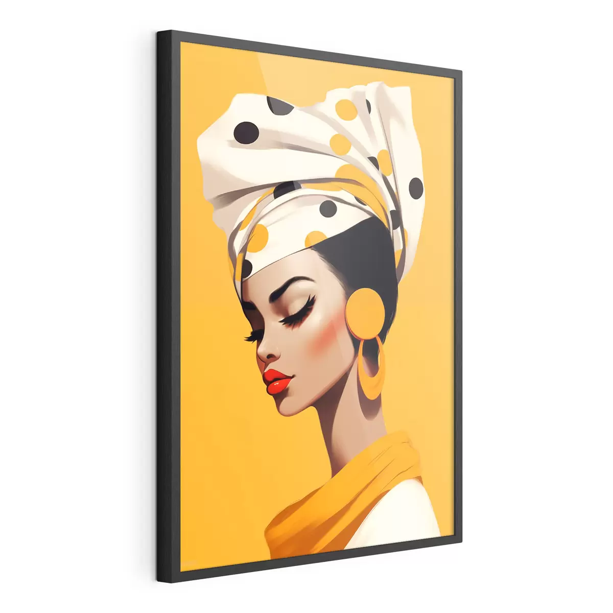 Poster Portrait d'une jeune fille f46820