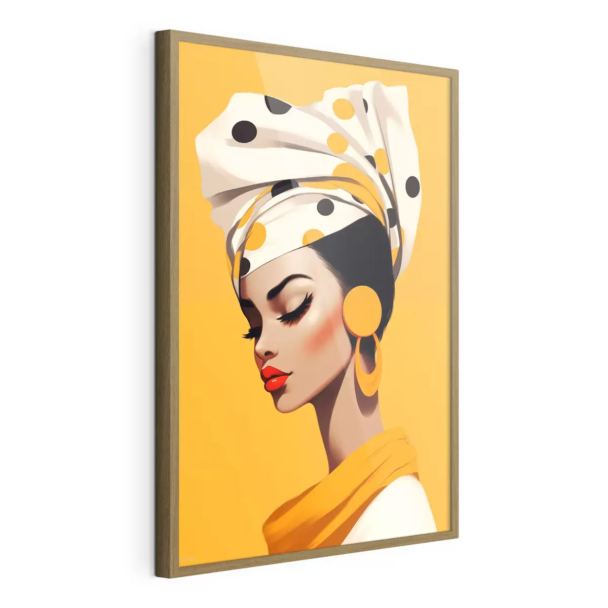 Poster Portrait d'une jeune fille f46820