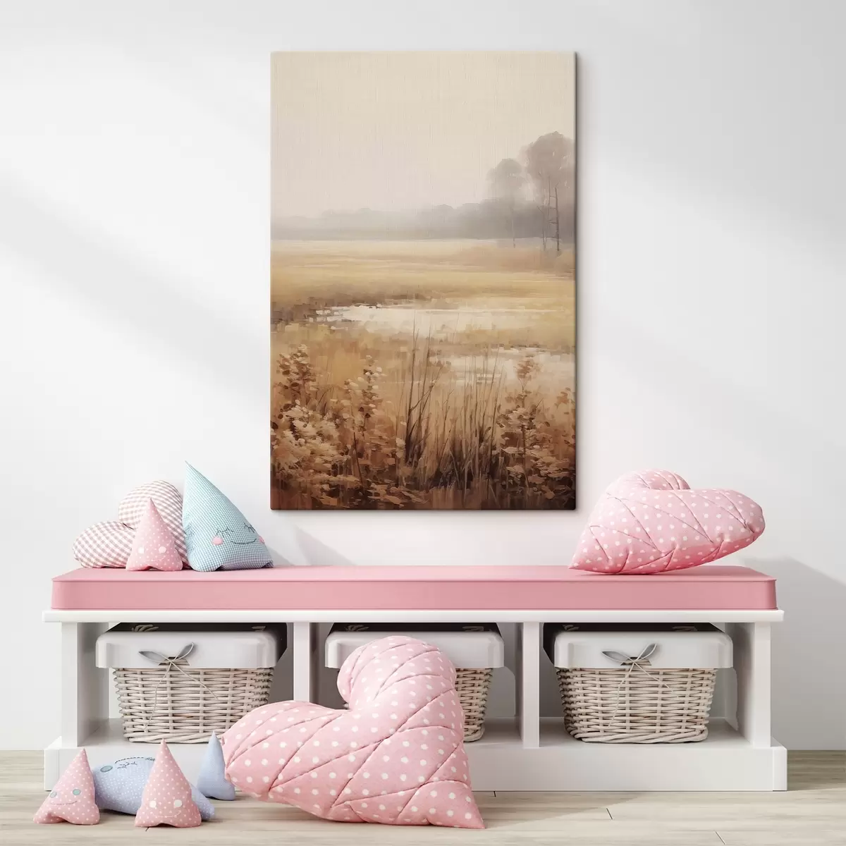 Tableau Fleurs séchées dans un champ s46780