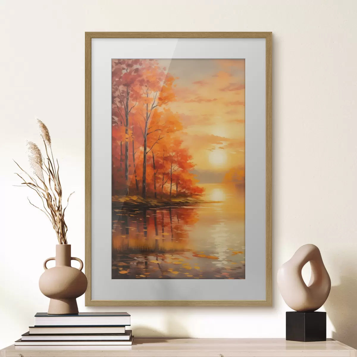 Poster Forêt et mouvement f46771