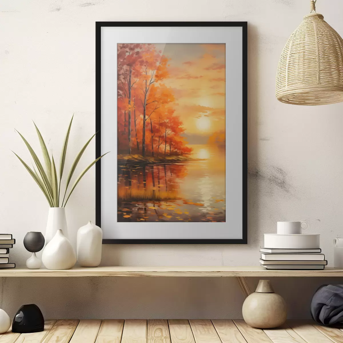 Poster Forêt et mouvement f46771