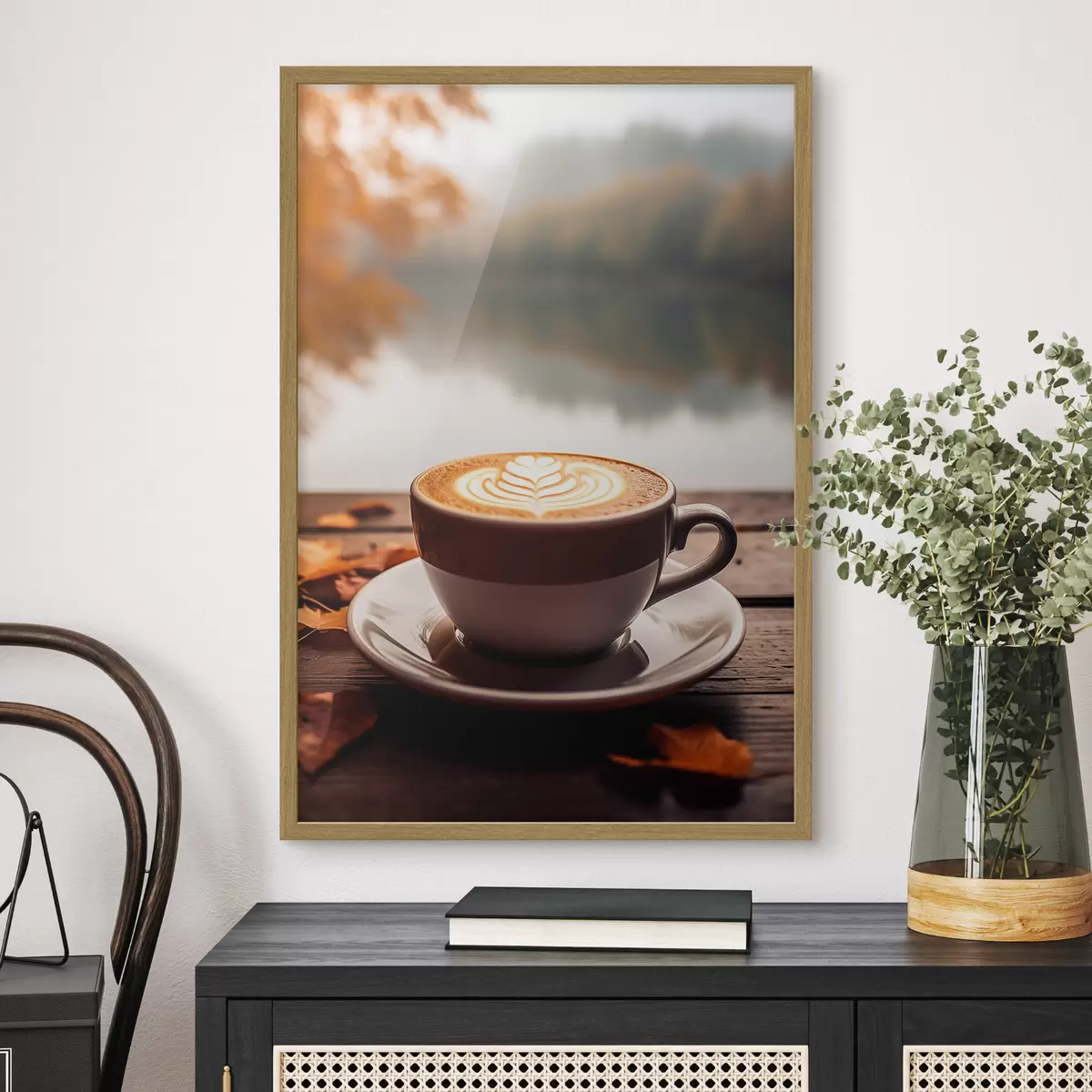 Poster Cappuccino parfumé, café f46775