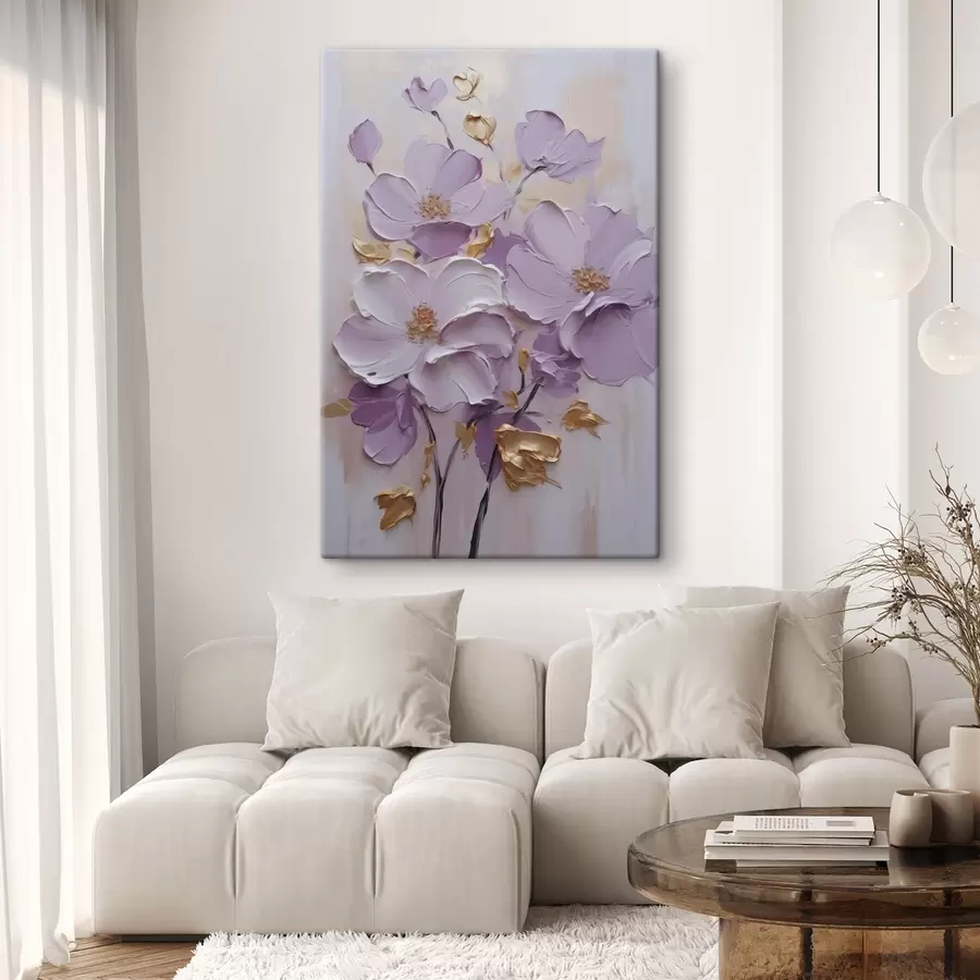 Tableau Fleurs abstraites s46838