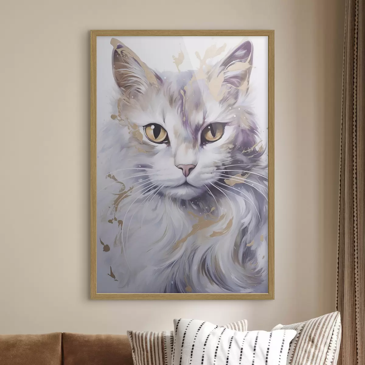 Poster Chat et sérénité f46837