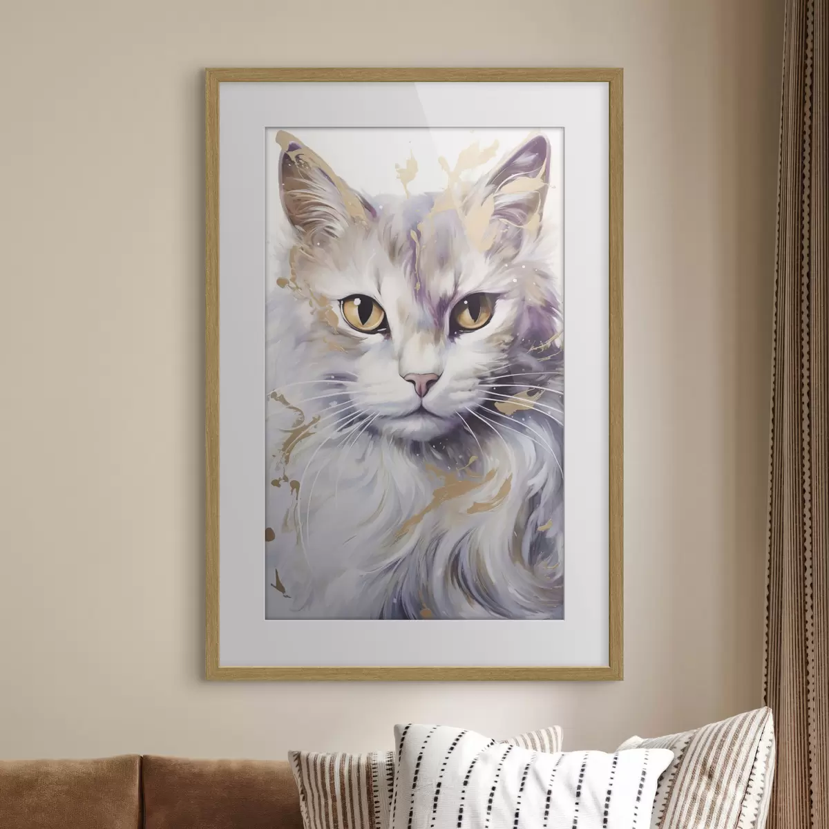 Poster Chat et sérénité f46837