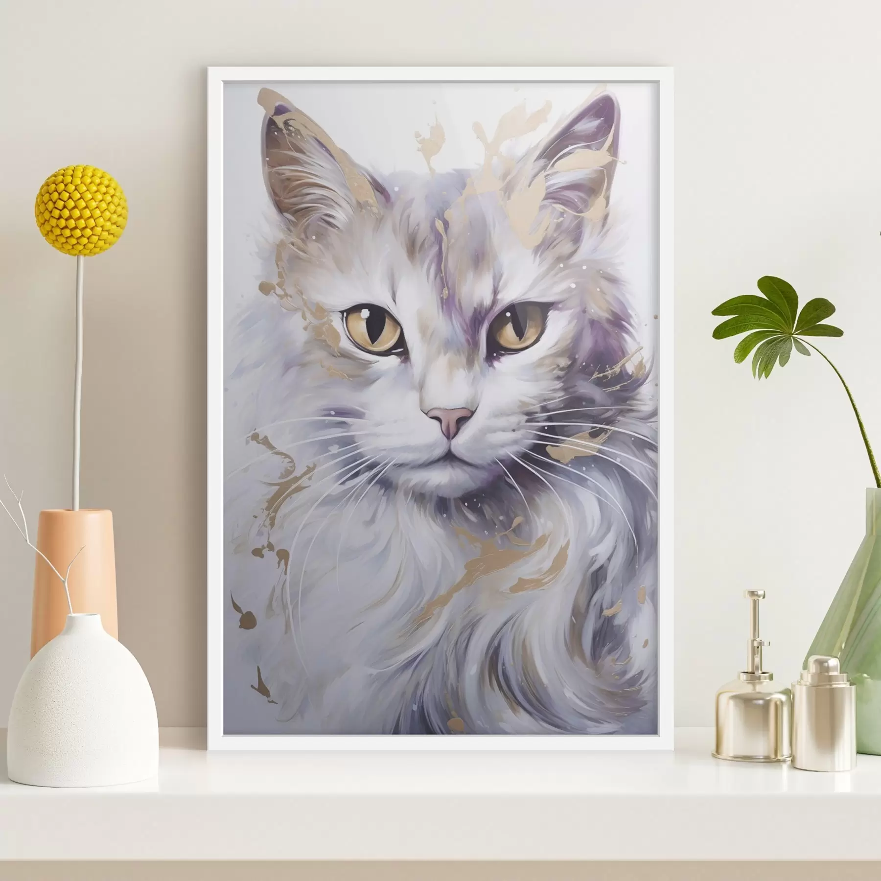 Papier peint Chat et sérénité f46837
