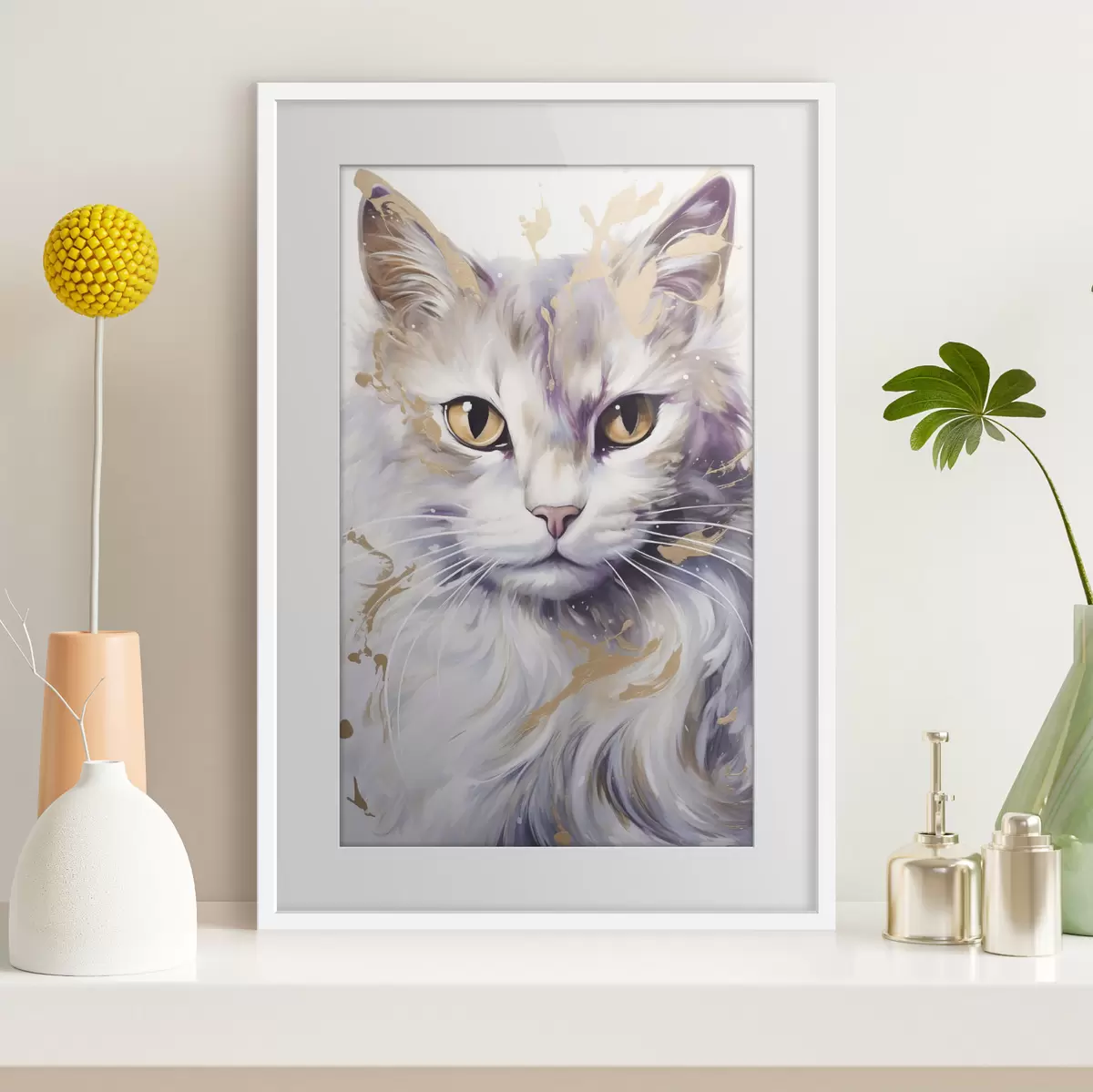 Poster Chat et sérénité f46837
