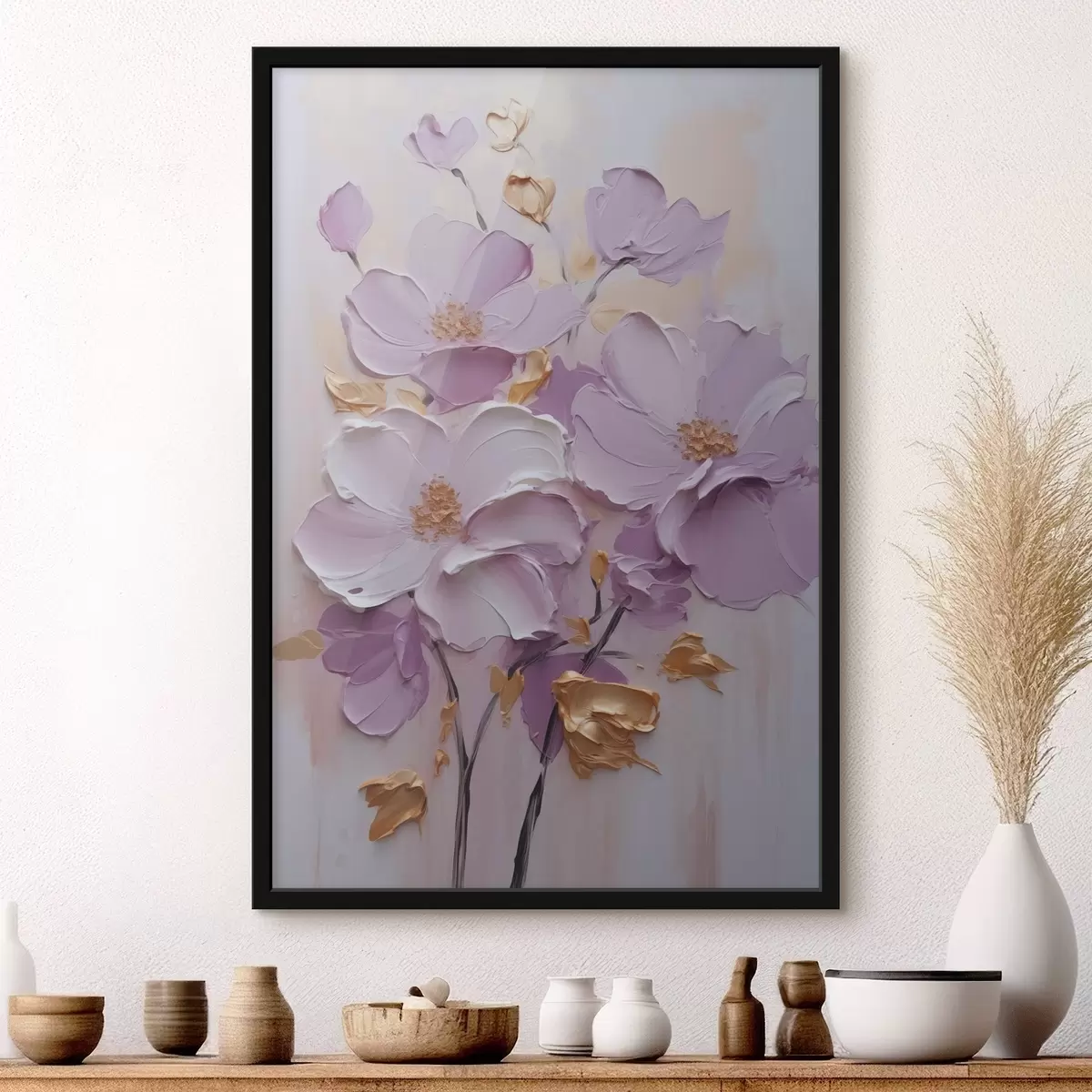 Poster Fleurs abstraites f46838