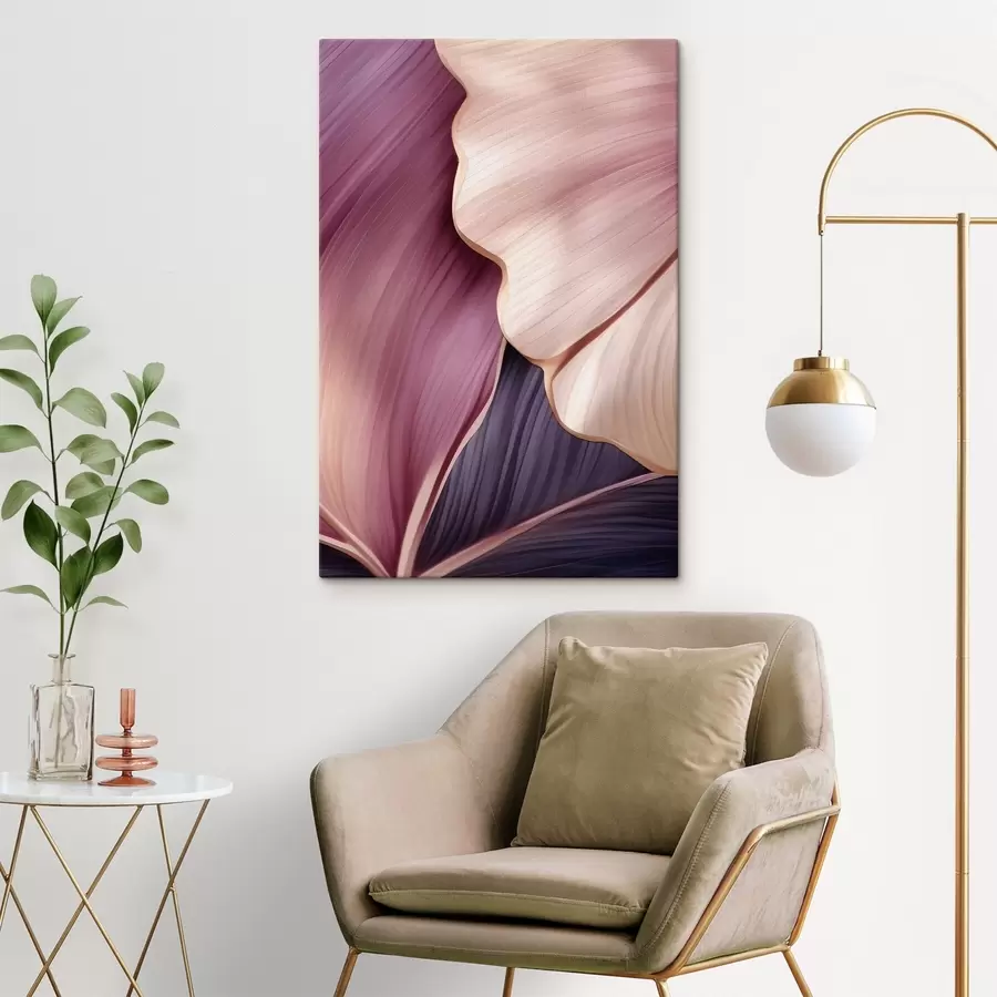 Tableau Feuilles abstraites s46872