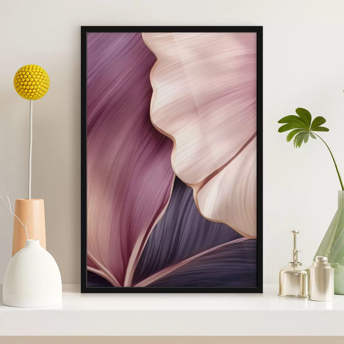 Poster Feuilles abstraites f46872