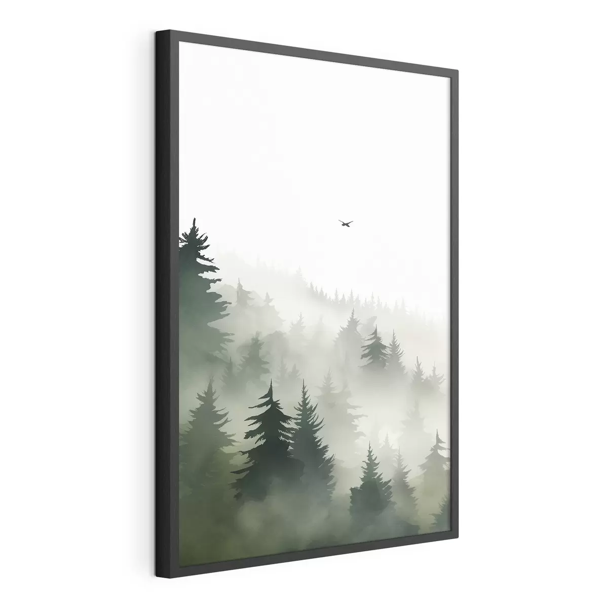 Poster Forêt dans le brouillard f46875