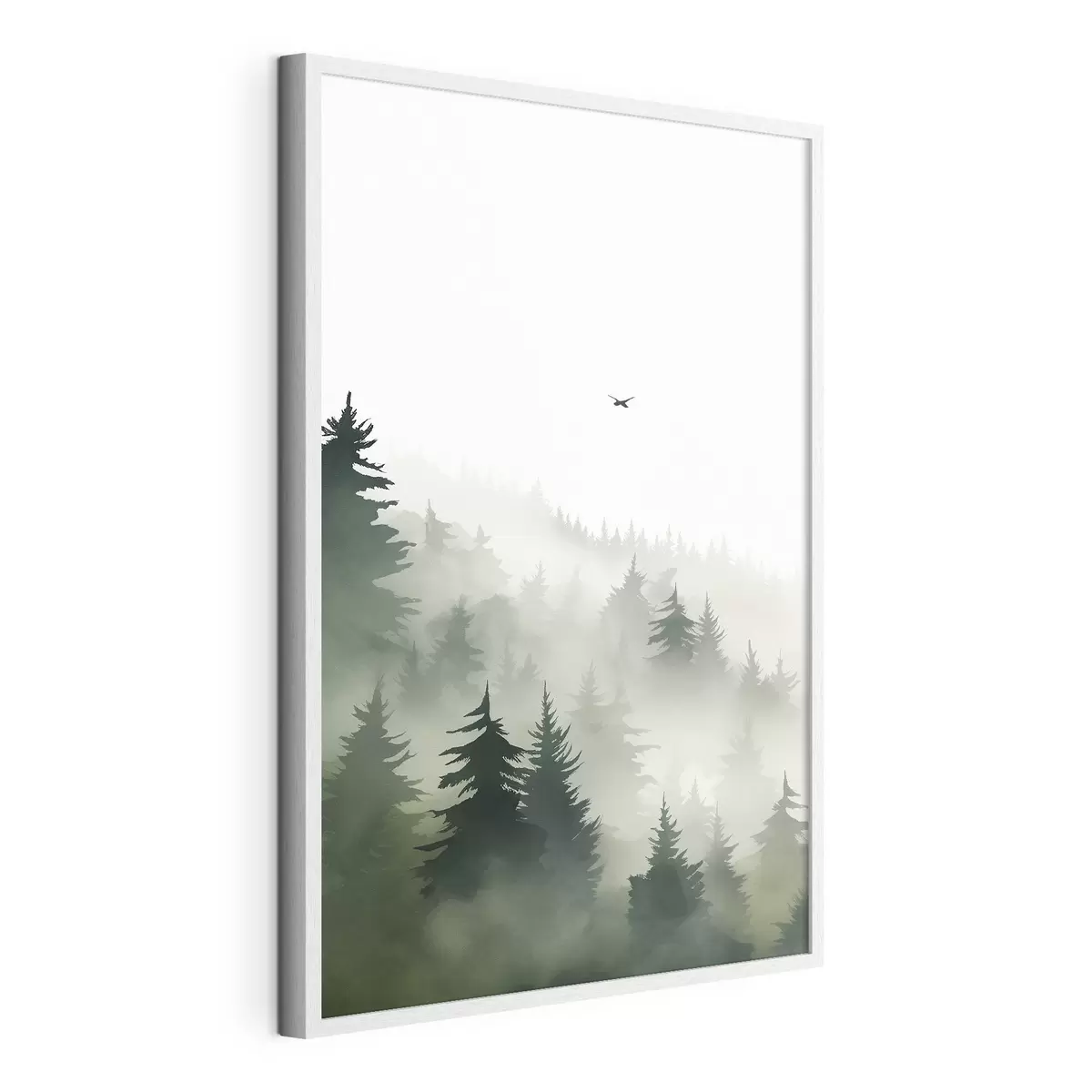 Poster Forêt dans le brouillard f46875