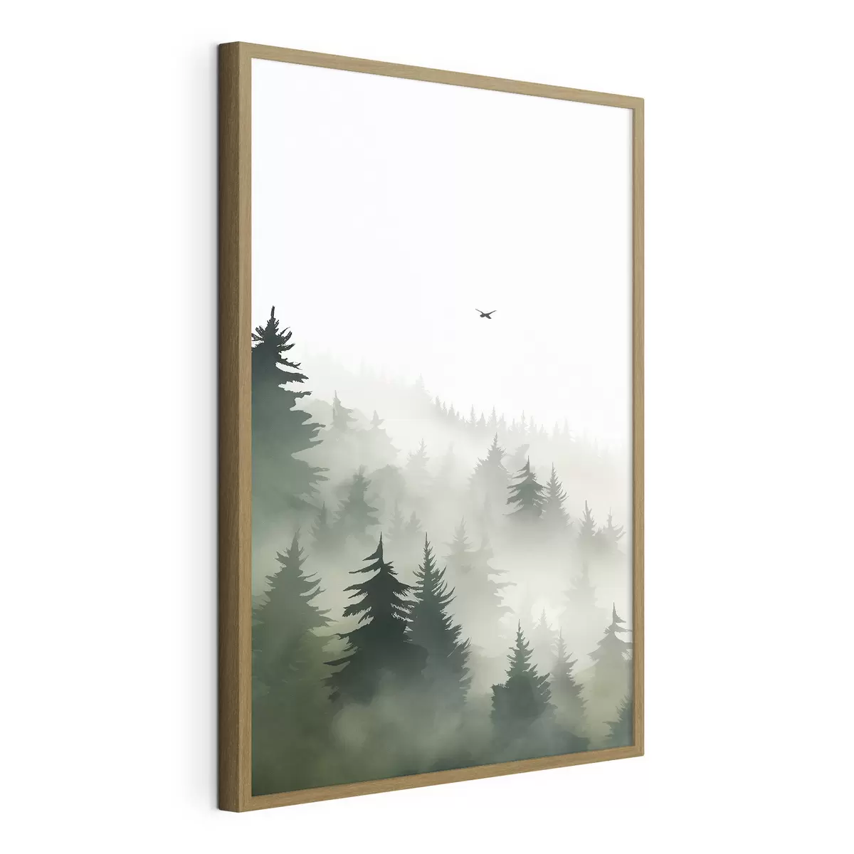 Poster Forêt dans le brouillard f46875