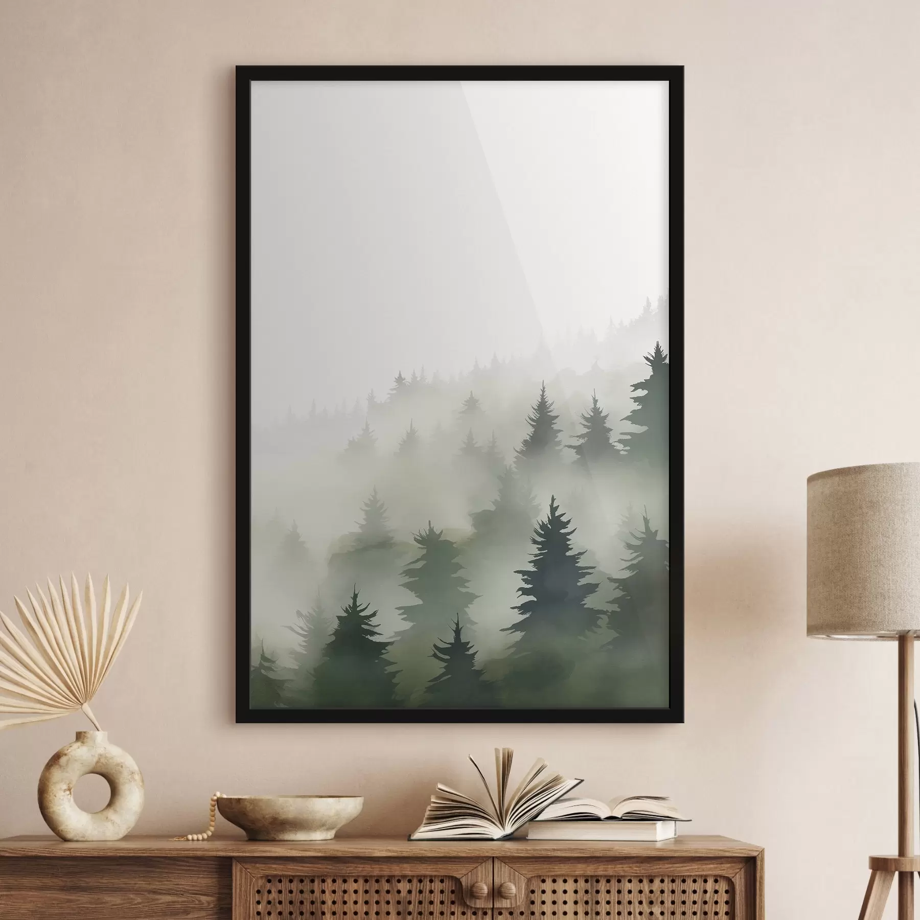 Papier peint Forêt brumeuse f46876