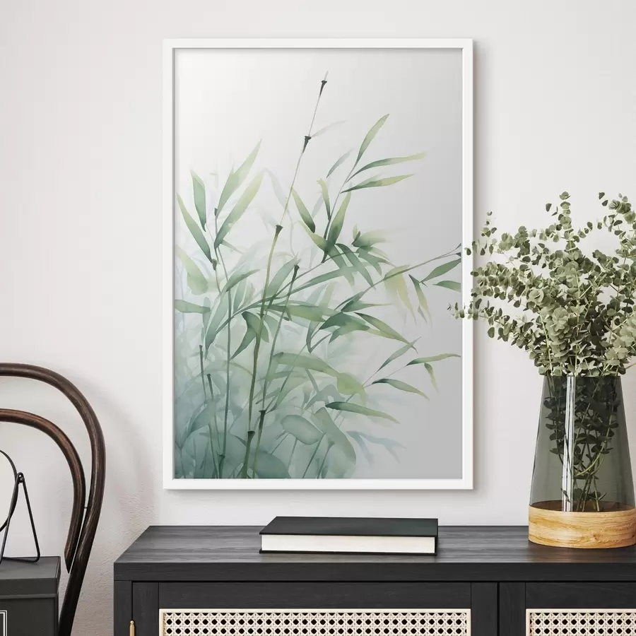 Papier peint Plantes de bambou f46877