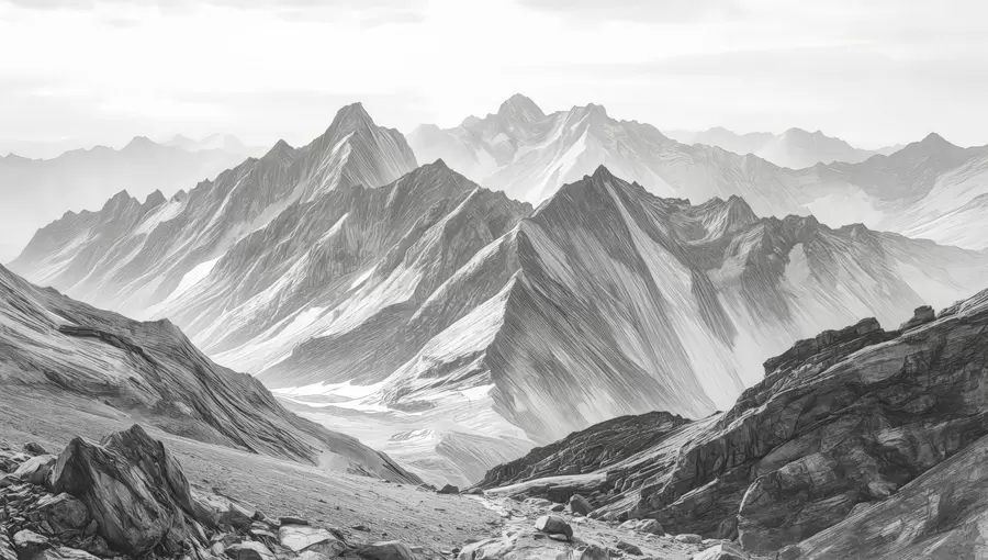 Papier peint Des montagnes magnifiques w04997