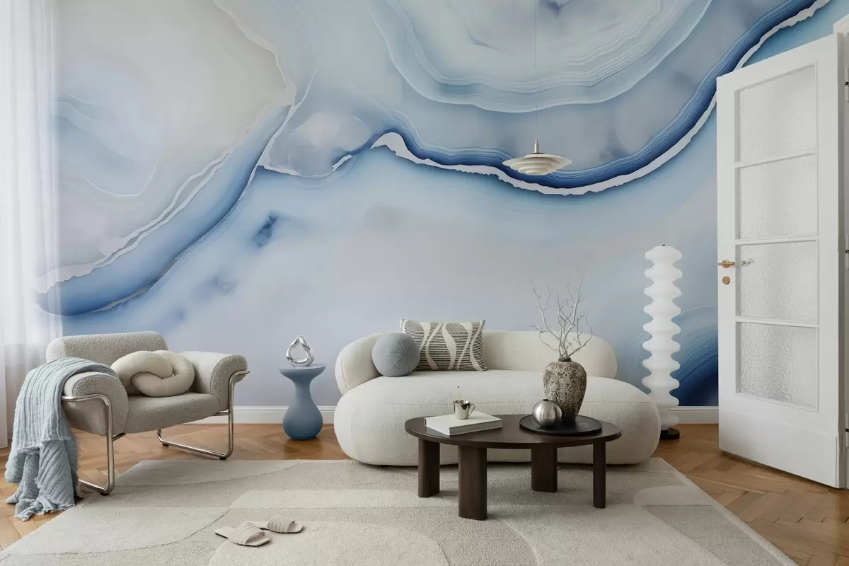 Papier peint Marbre délicat w05000