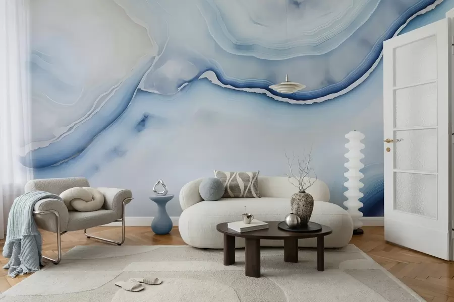 Papier peint Marbre délicat w05000