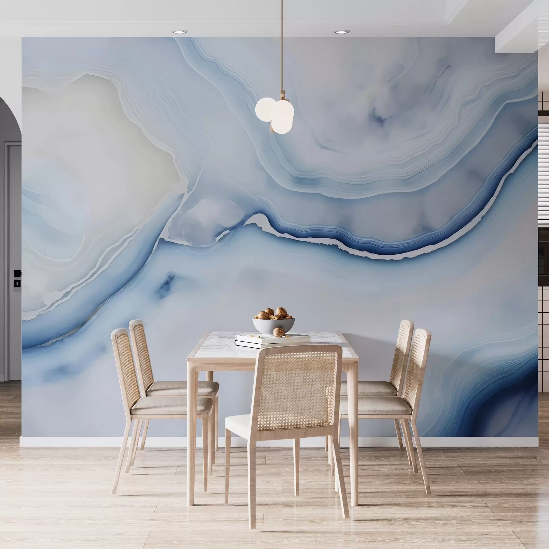 Papier peint Marbre délicat w05000