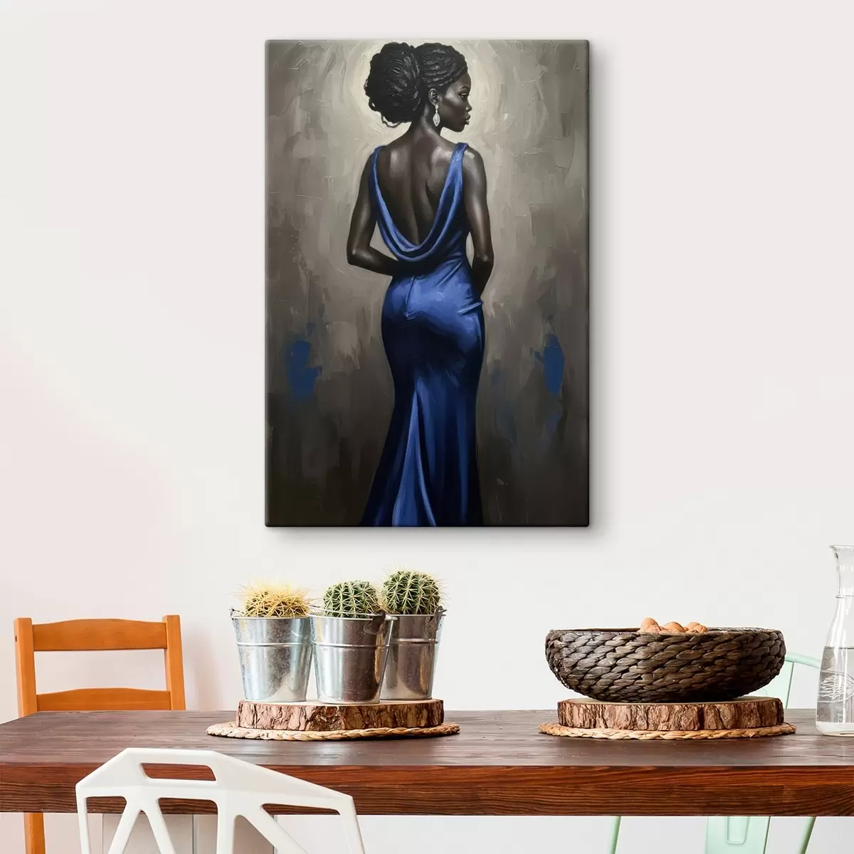 Tableau Fille en robe s46856