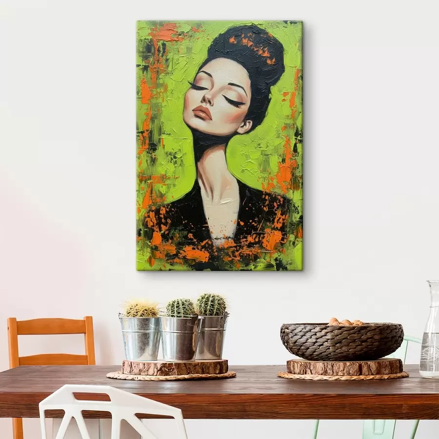 Tableau Portrait d'une jeune fille s46860