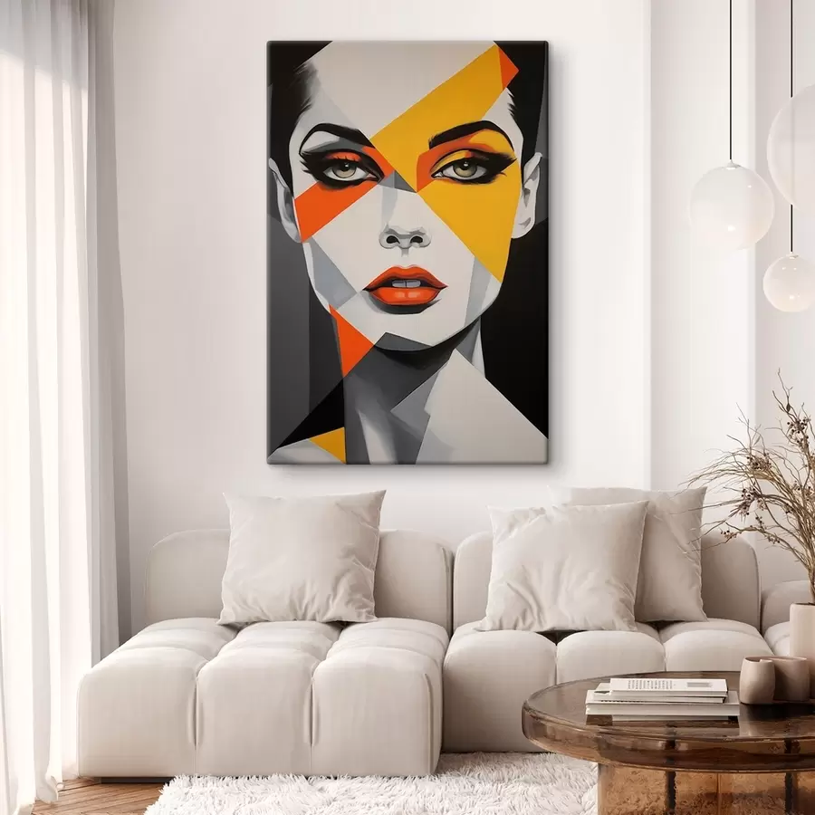 Tableau Portrait abstrait s46865