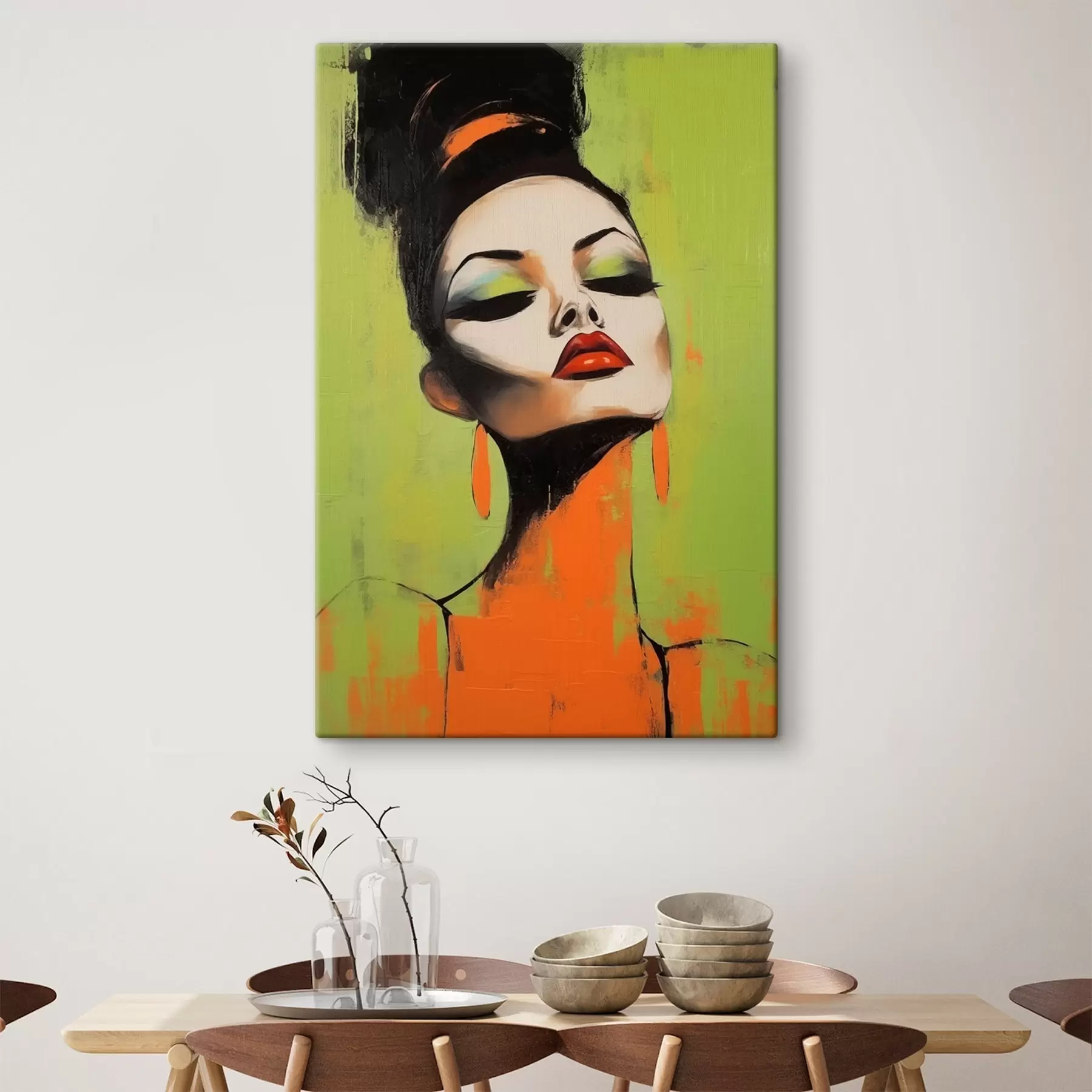 Tableau Portrait d'une jeune fille s46866