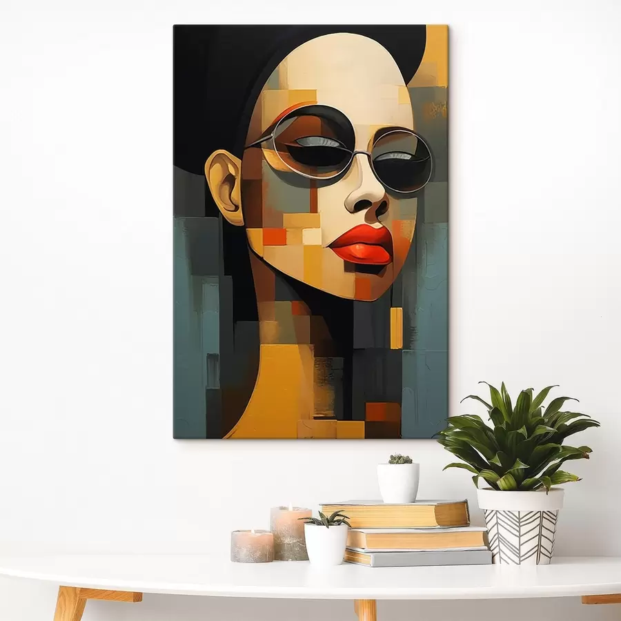 Tableau Portrait abstrait s46868