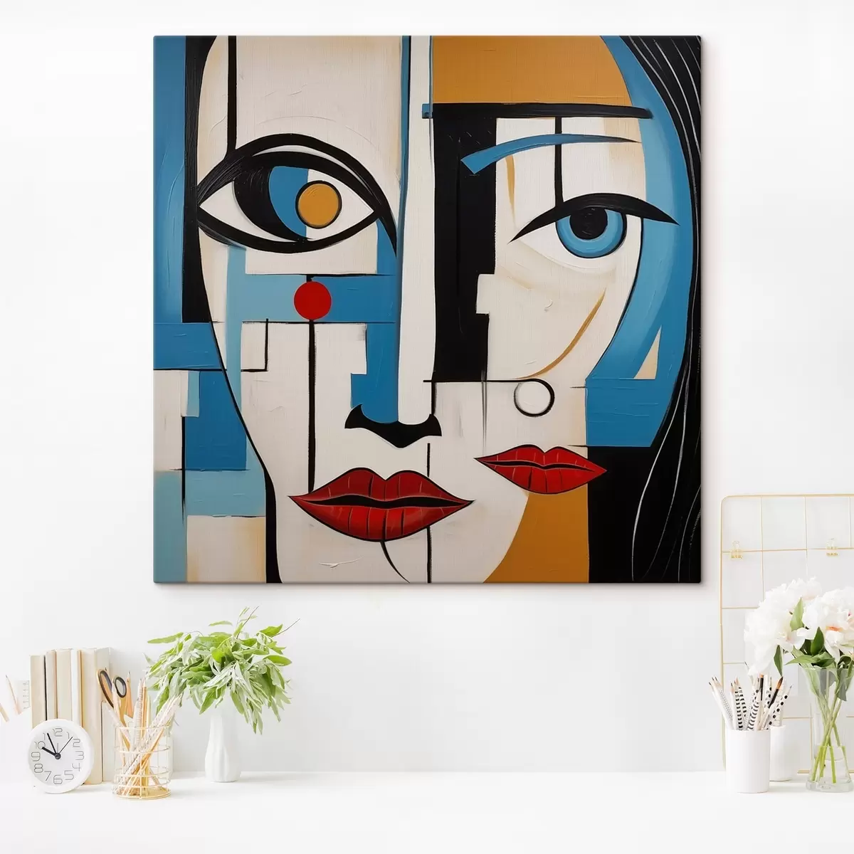 Tableau Portrait abstrait s46870