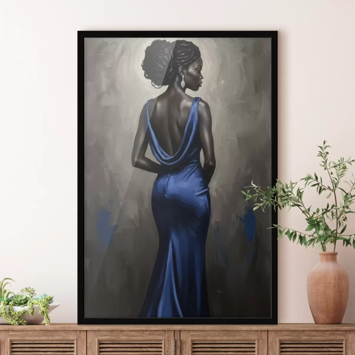 Poster Fille en robe f46856